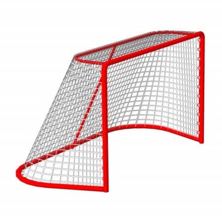 Купить Сетка хоккейная на ворота 1,22мх1,83мх0,5мх1,15м, нить 3,5 мм, узловая в Салехарде 