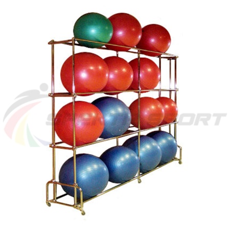 Купить Стеллаж для гимнастических мячей 16 шт в Салехарде 