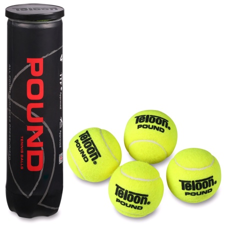 Купить Мяч для большого тенниса Teloon 828Т Р4  (4 шт) в Салехарде 