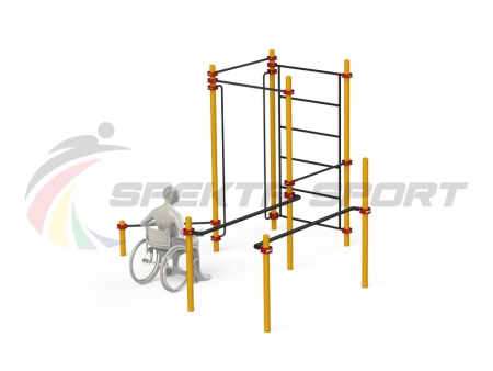Купить Спортивный комплекс для инвалидов-колясочников WRK-D18_76mm в Салехарде 